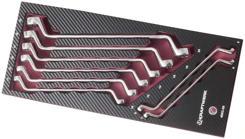 Kraftwerk 4903-08 8-Piece EVA3 Double Ring Spanner Set