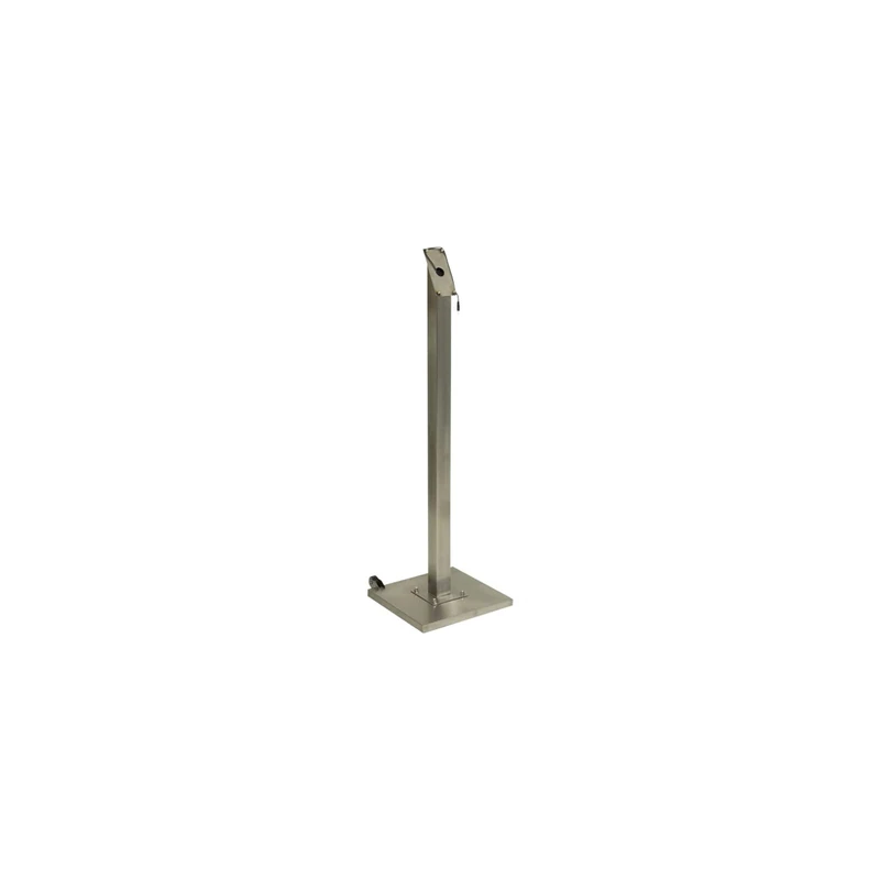 Securit Stainless Steel Free Standing Post Plus Base LED Information Display - Image 1