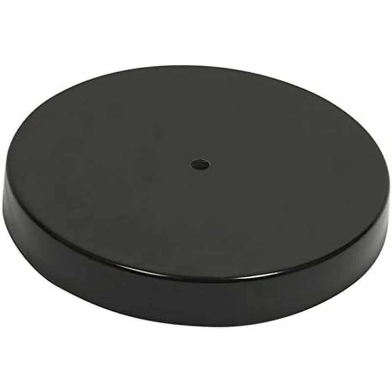 Securit 25 x 25 cm Stainless Steel Smoking Post Base - Black