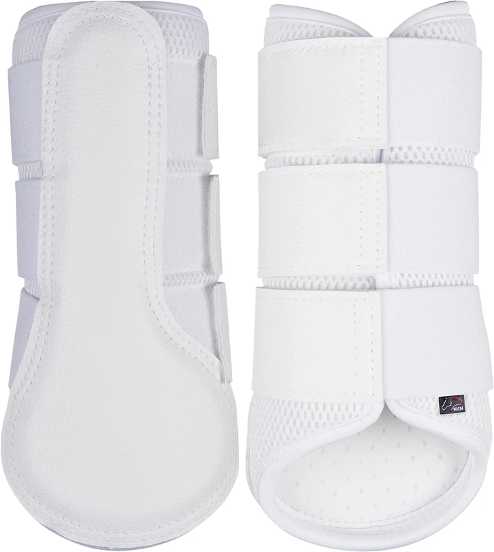 HKM Breath Protection Boots White L