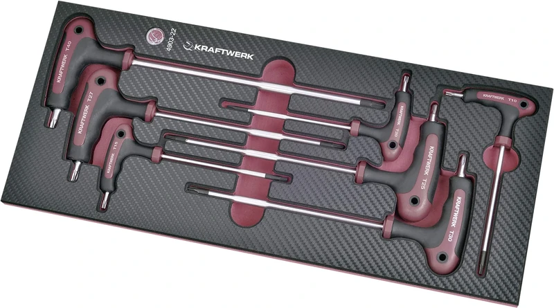 Kraftwerk 4903-22 7-Piece TX-T Screwdriver Tray EVA3