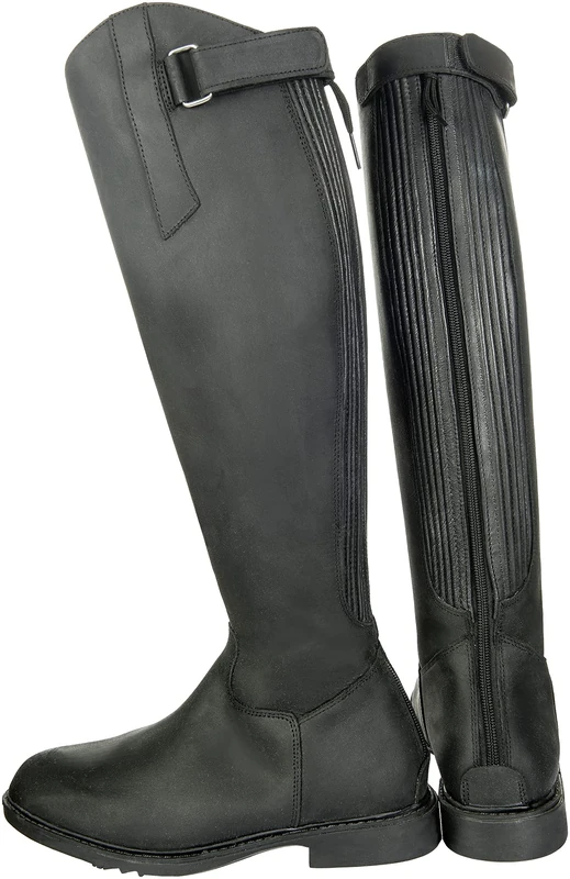 HKM SPORTS EQUIPMENT unisex_adult Reitstiefel-Flex Country, kurz/normale Weite9100 Trouser, Black, 41 (EU)