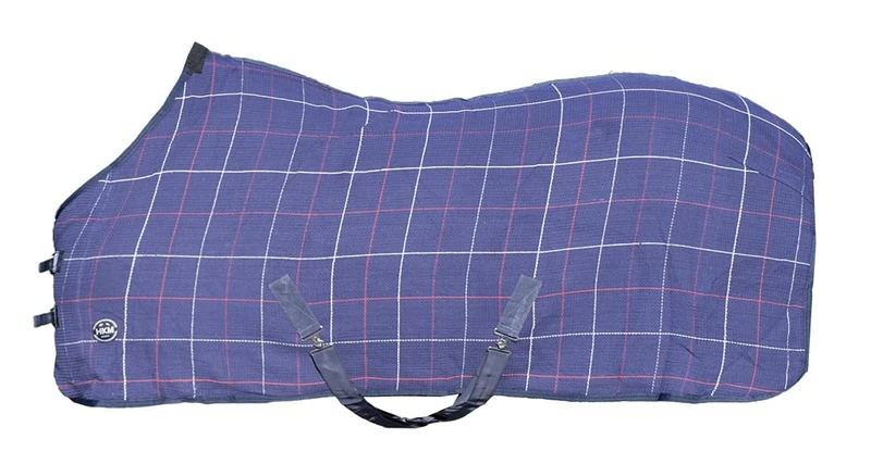 HKM Waffeloptik Horse Rugs & Blankets Dunkelblau 115