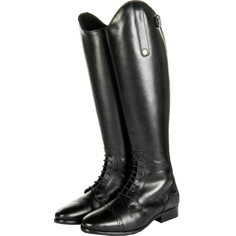 HKM Men's Valencia Teddy Equestrian Boot, Noir, 5 UK