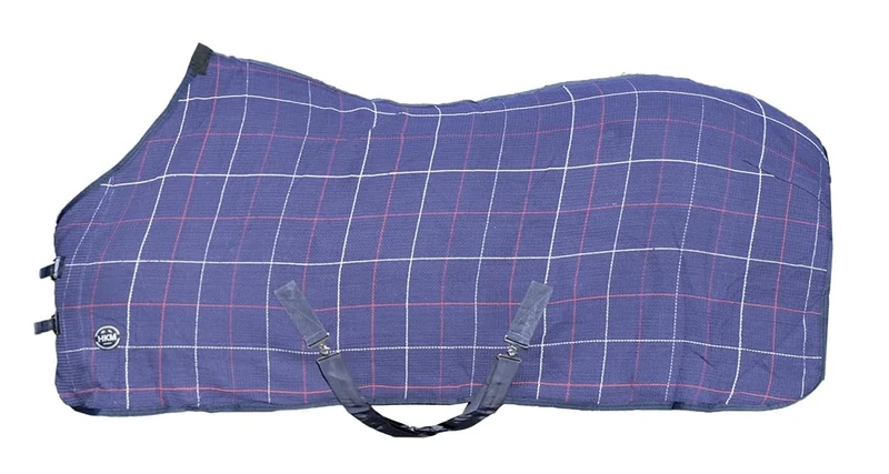 HKM 72836900.0040 Stable Blanket Waffle Look Dark Blue