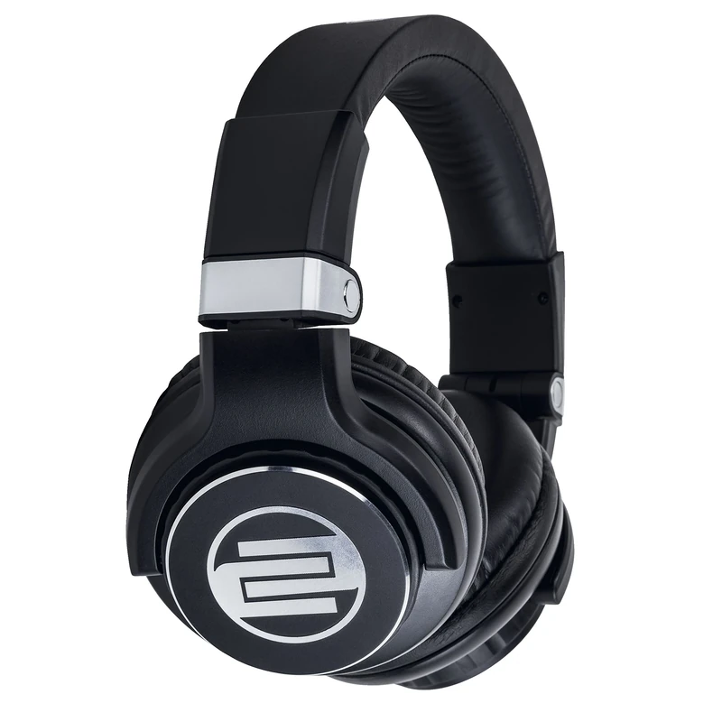 Reloop RHP-15 over-ear DJ headphones club-ready sound with 50mm bass driver and closed back for sound isolation,Black