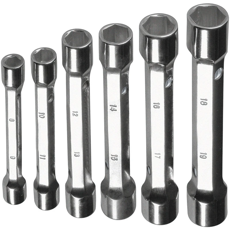 Valex Heavy Duty Double Tube Wrenches Set of 6
