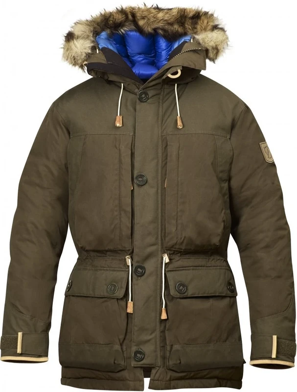 FJALLRAVEN F81839-633 Expedition Down Parka No. 1 M Dark Olive L