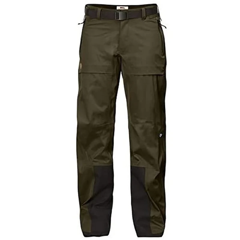 Fjällräven F89602-633 Keb Eco-Shell Trousers, Women, Dark Olive, M