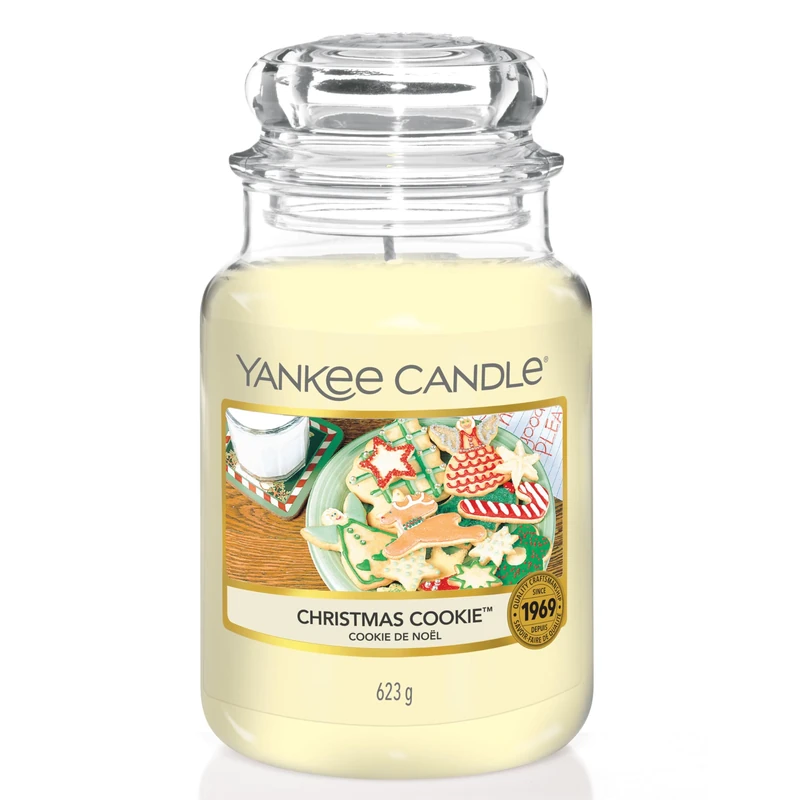 Yankee Candle Scented Candle | Christmas Cookie Large Jar Candle | Long Burning Candles: up to 150 Hours