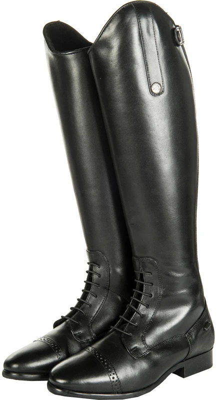 HKM SPORTS EQUIPMENT Unisex_Adult Reitstiefel-Valencia Teddy, kurz/Standardweite9100 Trouser, Black, 36 (EU)