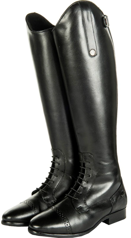 HKM SPORTS EQUIPMENT Unisex_Adult Reitstiefel-Valencia Teddy, kurz/Standardweite9100 Trouser, Black, 42