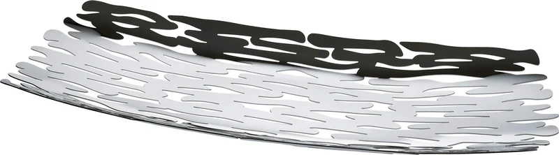 Alessi 18/10 Stainless Steel Mirror Polished Bark Centrepiece, Silver