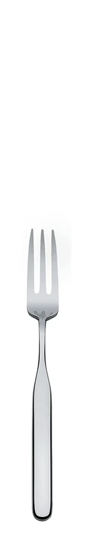 Alessi 18/10 Stainless Steel Mirror Polished Collo-alto Fish Forks, Set of 6, Silver