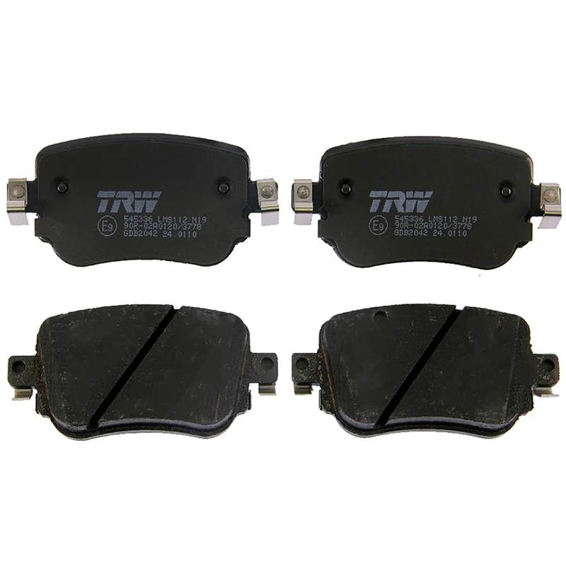TRW GDB2042 Brake Pad Set of 4 for Audi A1 (8X1, 8XK) 2010-2018 Rear Axle and other vehicles