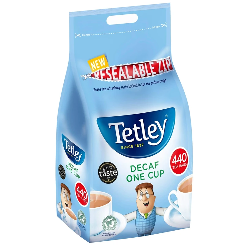 Tetley One Cup Decaf Tea, Pack of 440 Teabags