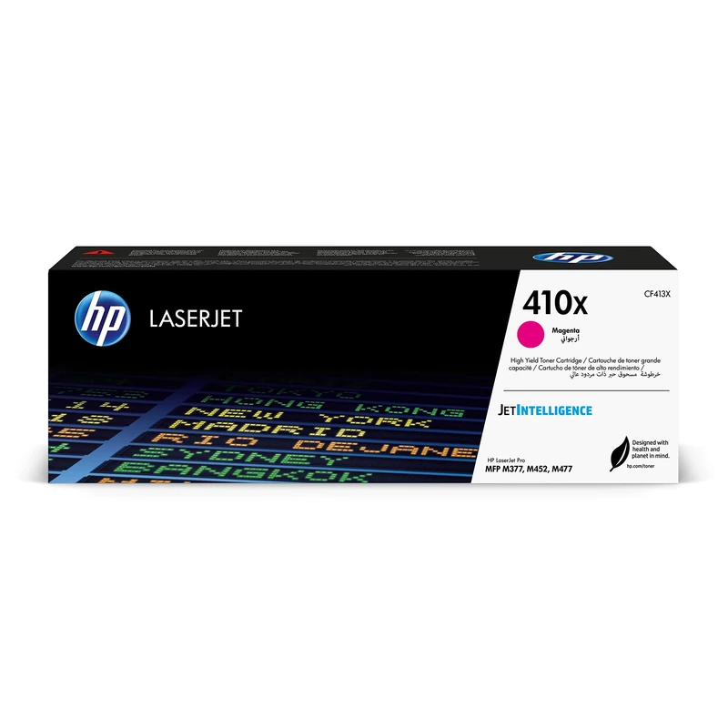 HP CF413X 410X High Yield Original LaserJet Toner Cartridge, Magenta, Single Pack