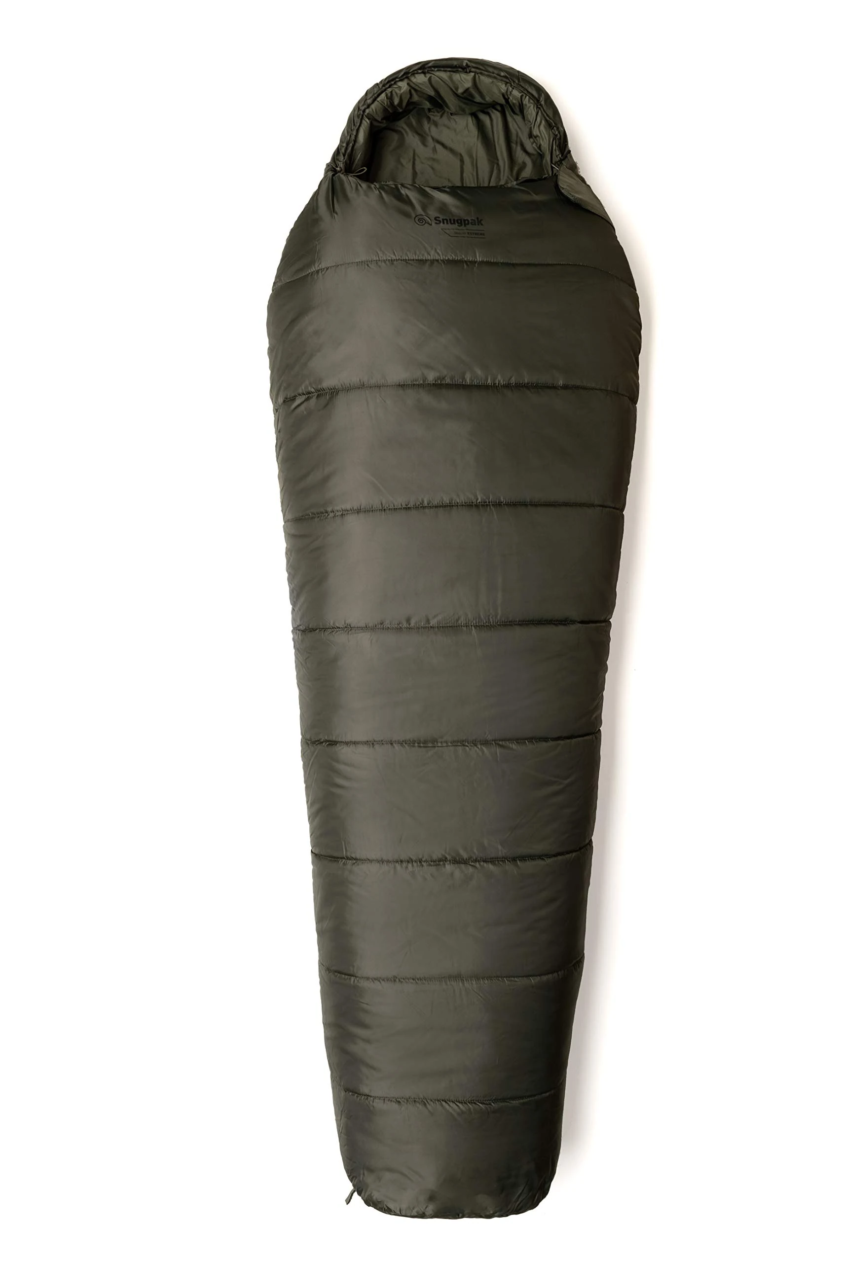 Snugpak | Sleeper Extreme | Basecamp | Sleeping Bag | Mummy Shape (Olive, Left Side Zip)