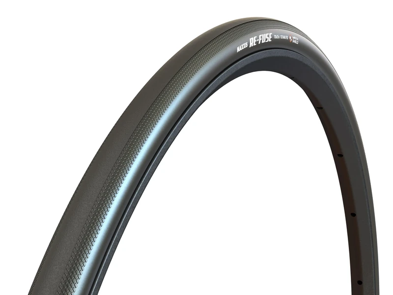 Maxxis Re-Fuse 700x32c 60 TPI Carbon Fibre Dual Compound MaxxShield/ TR Tyre - Black, 700 x 32C
