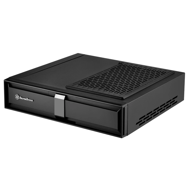 SilverStone SST-ML08B - Milo Slim HTPC Mini-ITX Computer Case, black