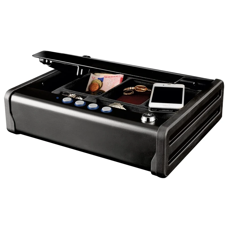 MASTER LOCK Small Safe [Digital Combination] MLD08E - Best Used for Money, Jewellery, Passports and More, 8,1 cm x 30,7 cm x 25,1 cm