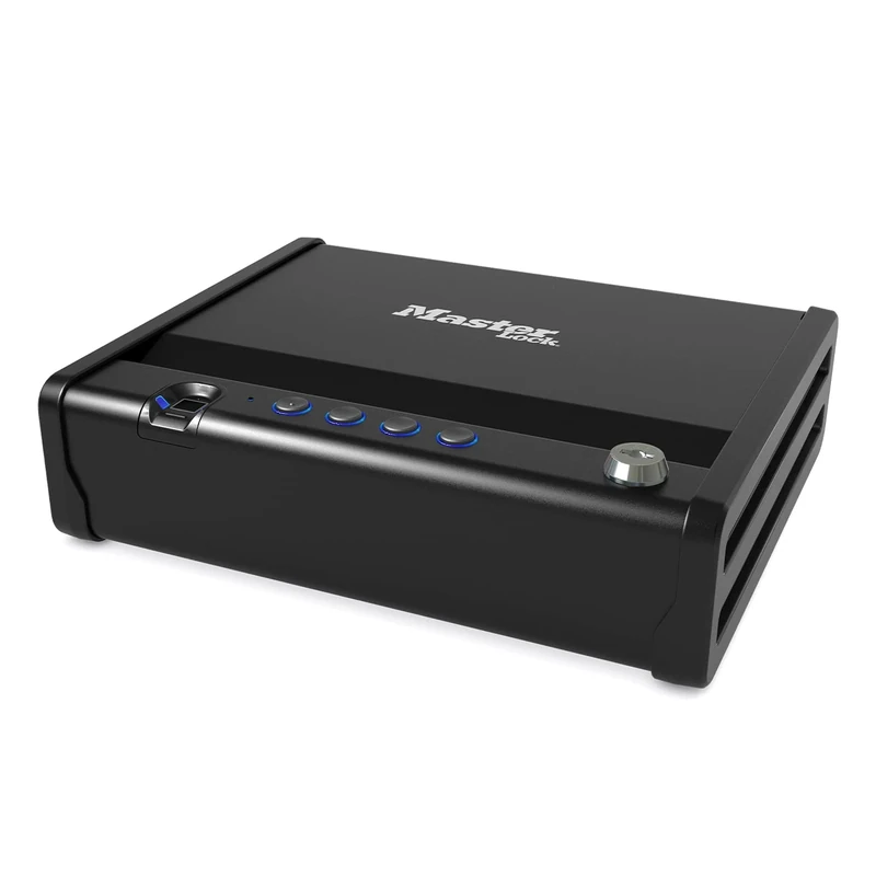 MASTER LOCK Biometric Small Safe [Fingerprint opening] MLD08EB - Best Used for Money, Jewellery, Passports and More