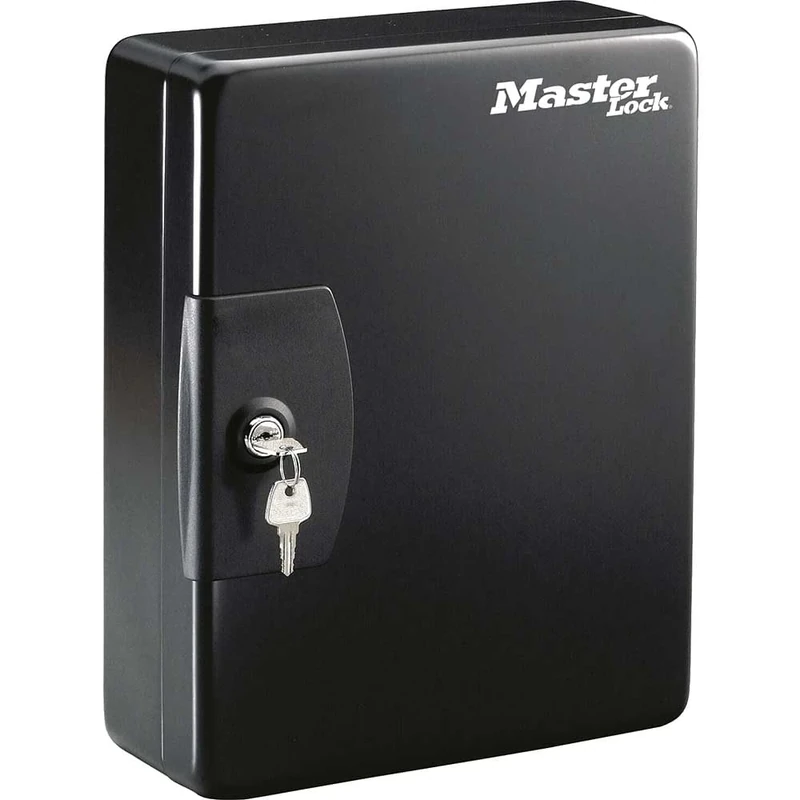 Master Lock Key Cabinet [Wall Mounted] [50 Key Hooks] KB-50ML - Includes 50 Key Tags and Labels