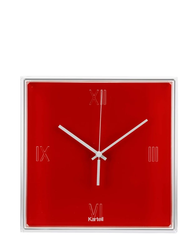 Kartell Tic &, Tac Clock Orange Red