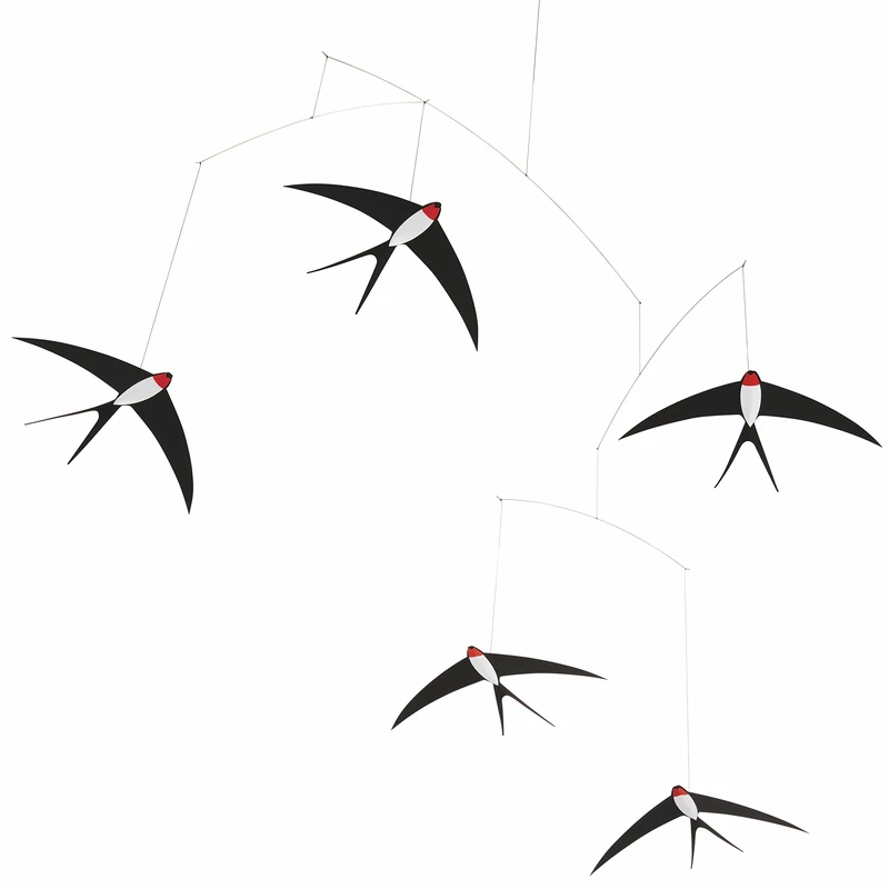 Flensted Five Flying Swallows mobile