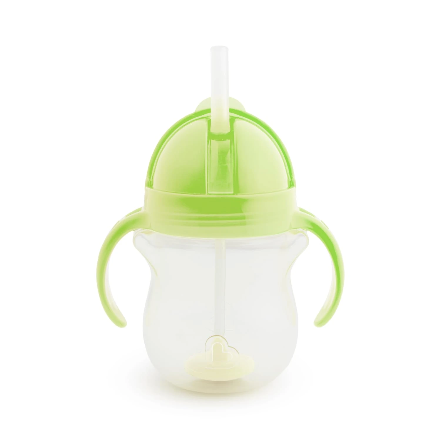 Munchkin Click Lock Tip and Sip Straw Cup | Baby Toddler Sippy Cups with Weighted Straw | BPA Free | Leakproof Cup | Dishwasher Safe | Baby Bottles -7oz/207 ml | Green