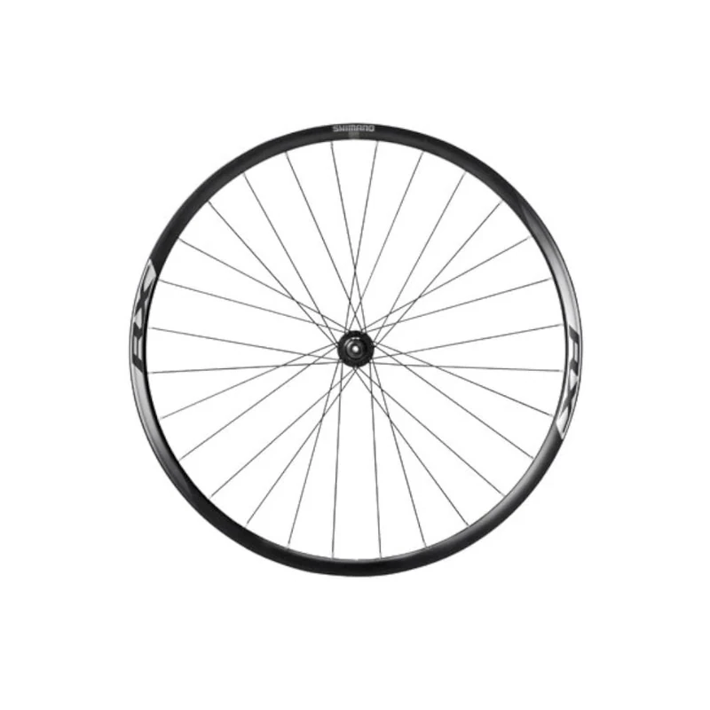 SHIMANO WH-RX010 disc road wheel, clincher 24 mm, black, front