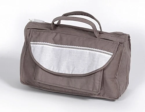 Lait Baby bcrl Radius of Luna Travel Bag, White/Taupe, 50 x 22 x 30