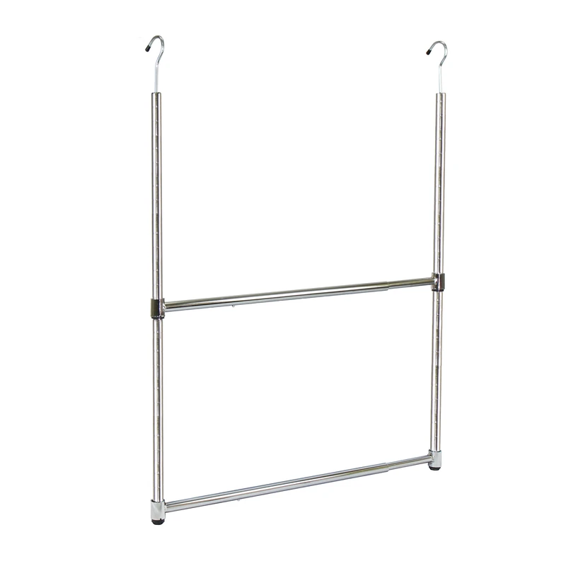 Oceanstar Closet Hanger, Chrome - Image 1