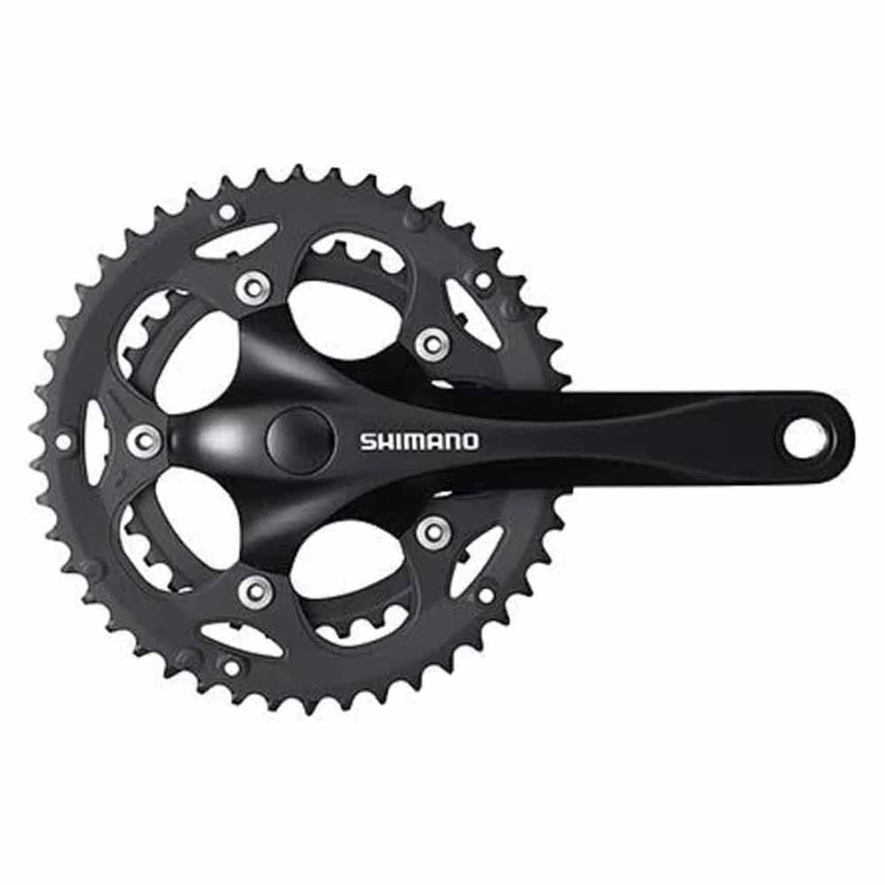 Shimano Unisex - Adult FC-RS200 Crankset, Black, One Size