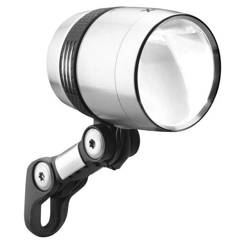 Busch & Müller headlight Lumotec IQ-X silver, 164RTSNDI