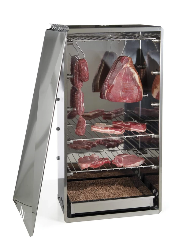 Reber 10030 N Medium Smoker, Meat, Fish, Cheese, Vegetables, Stainless Steel, Grey