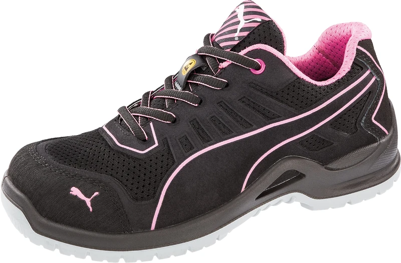 Puma Fuse Tech Flexible FAP Low-Top Safety Shoes Black 3 UK
