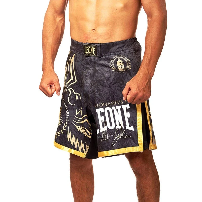 LEONE 1947, Legionarivs II MMA Shorts, Unisex Adult, Black, S, AB790