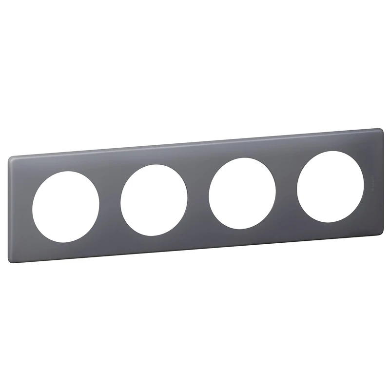 Legrand Celiane2 Plate with One Switch - Grey 066734