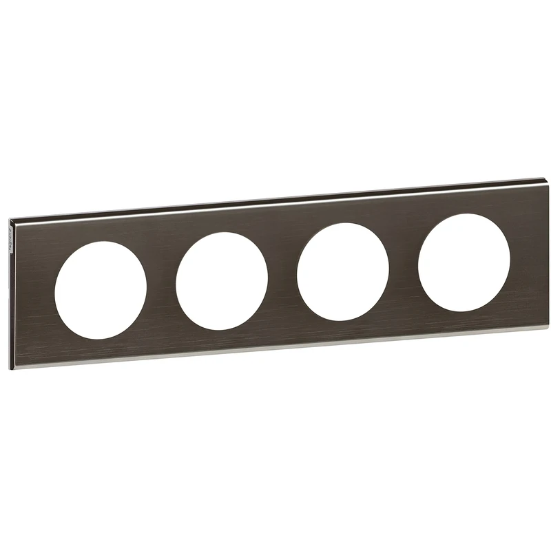 Legrand céliane Materials LEG69034 Series 4-Plated Nickel Items Black