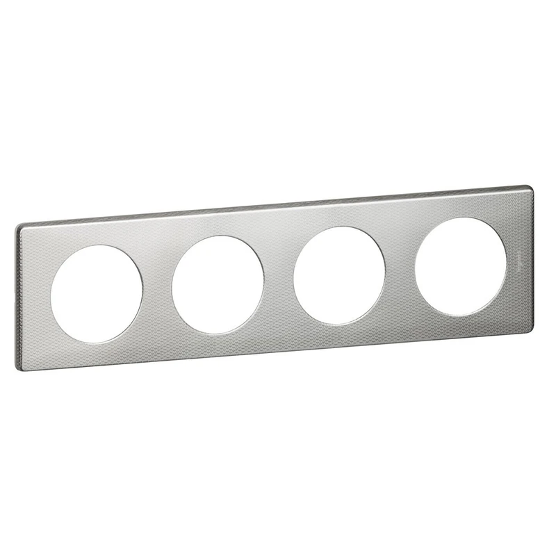 Legrand céliane LEG68724 Plate with 4 Holes Aluminium Metal Snake