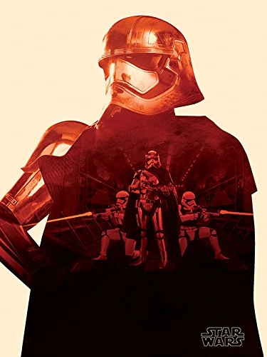 Star Wars Captain Phasma 60 x 80cm Canvas Print, Multi-Colour