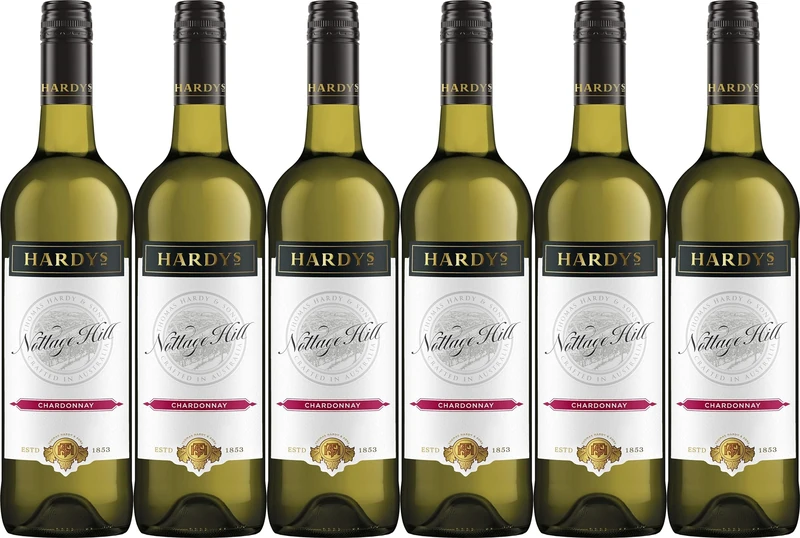 Hardys Nottage Hill Chardonnay Wine, 6 x 750ml