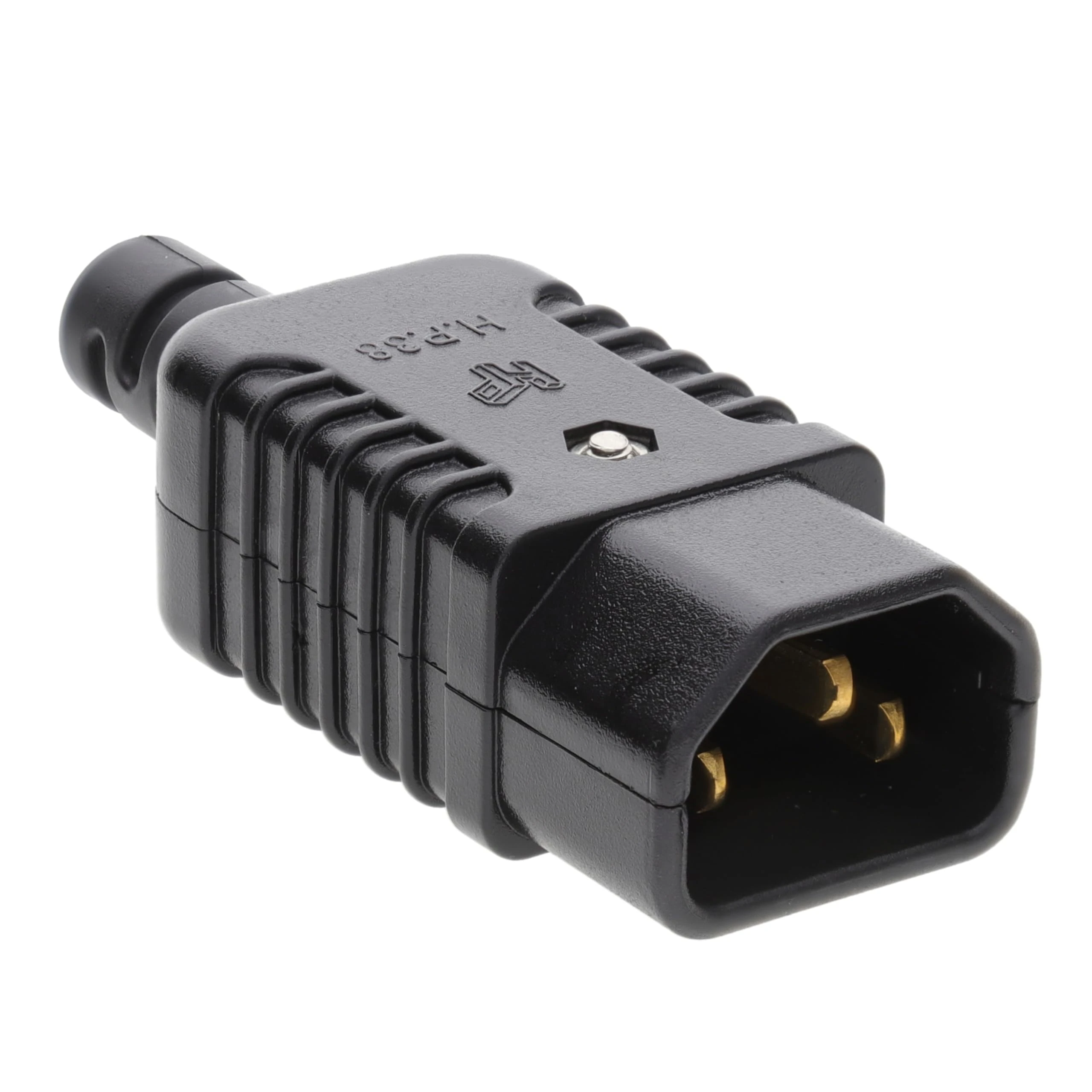 kenable Heavy Duty Rewireable IEC C14 Kettle Lead Male Inline Plug 10A 230V [C14 Male]