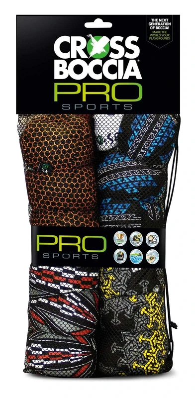 Crossboccia® Family Pro Pack Race Arrows, Bocce Game, 4 x 3 Balls, 1 Target Ball, 970849