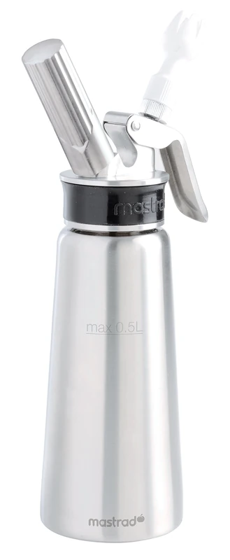 Mastrad F49850 Mousses Whipper, Stainless Steel, INOX