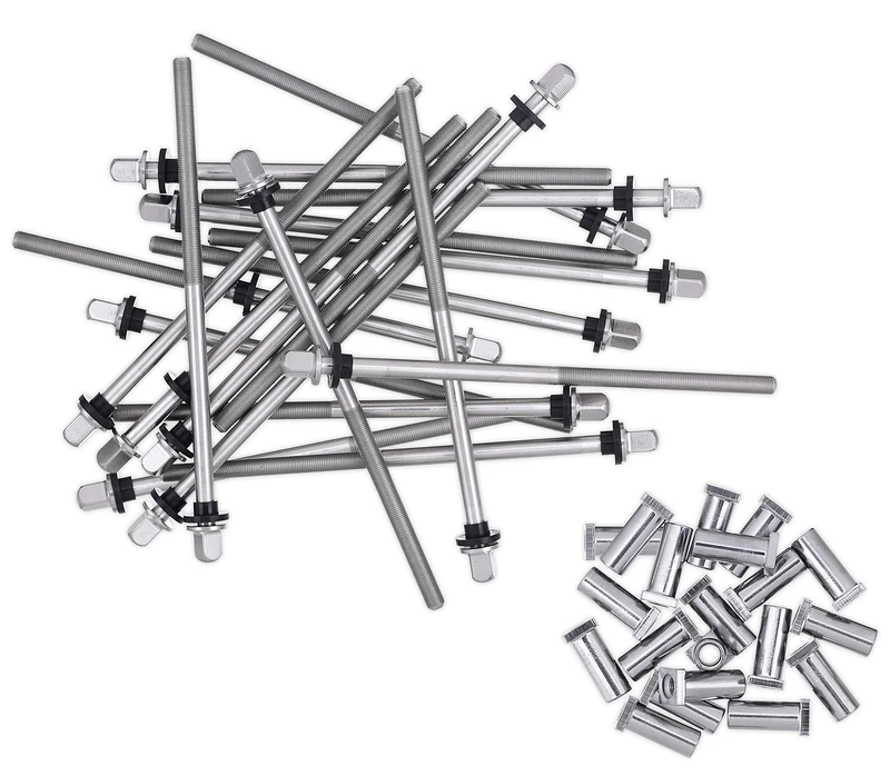 DW True Pitch Bass Drum Tension Rods (20-pack) 20 Pack - Image 1