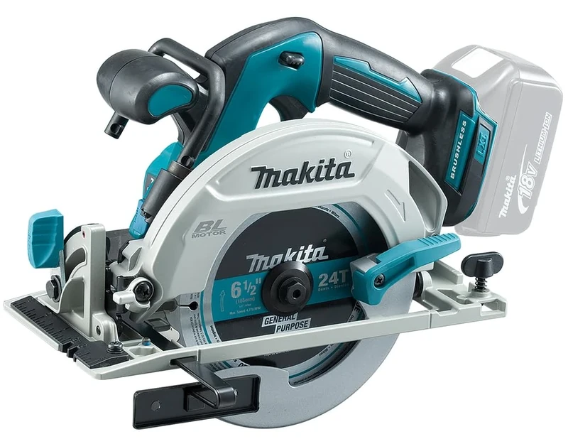 Circular Saw 18V Li-Ion BL Ø165mm (Machine only) in Makpac Box - MAKITA DHS680ZJ