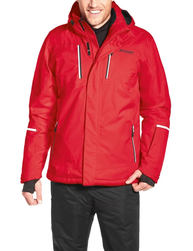 Maier Sports Lupus Men's Ski Jacket, mens, Ski jacket., 110020, Fire, 4
