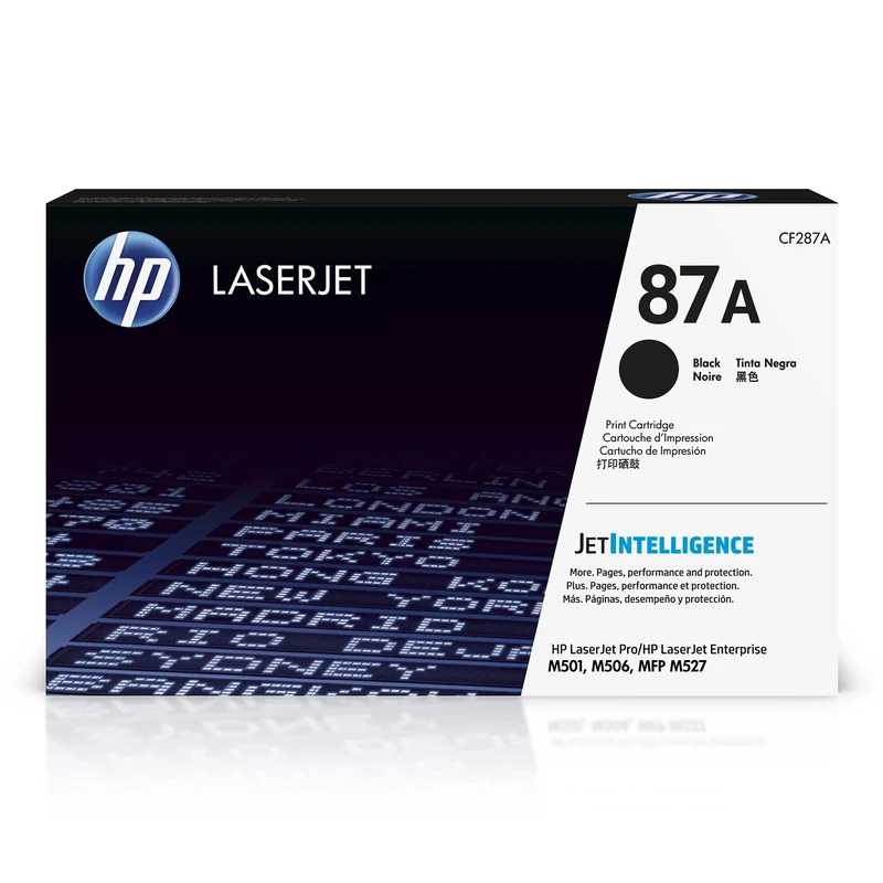 HP CF287A 87A Original LaserJet Toner Cartridge, Black, Single Pack